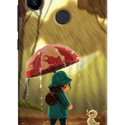 Rainy Day Mi A2 Hard Case Back Cover by Casekaro