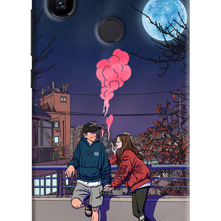 Chilling Couple Mi A2 Hard Case Back Cover by Casekaro