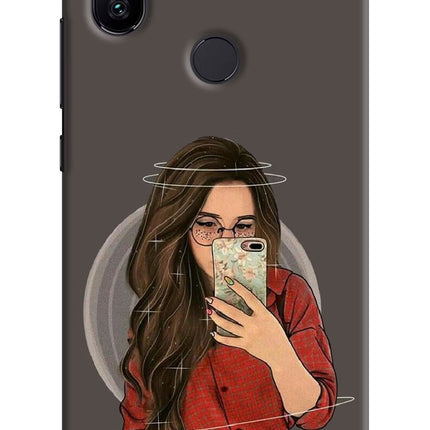 Selfie Queen Mi A2 Hard Case Back Cover by Casekaro