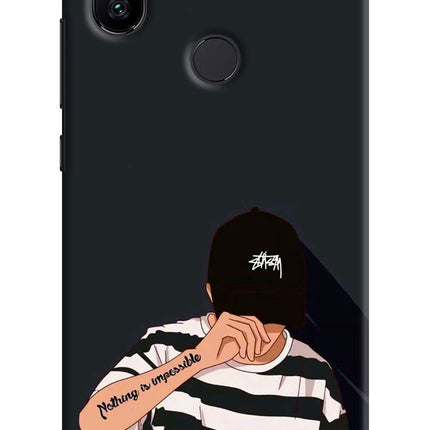 Aesthetic Boy Mi A2 Hard Case Back Cover by Casekaro