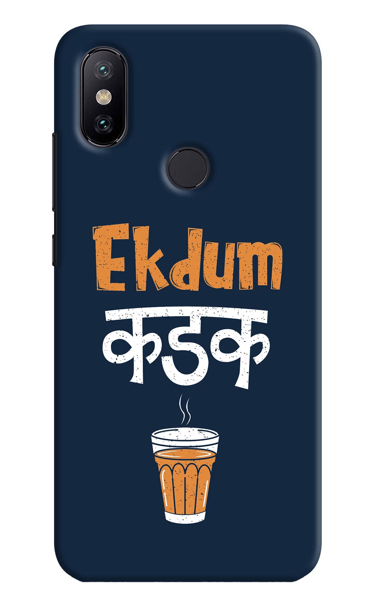 Ekdum Kadak Chai Mi A2 Hard Case Back Cover by Casekaro