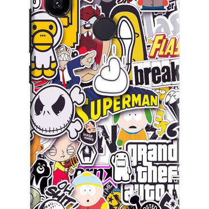 Sticker Bomb Mi A2 Hard Case Back Cover by Casekaro