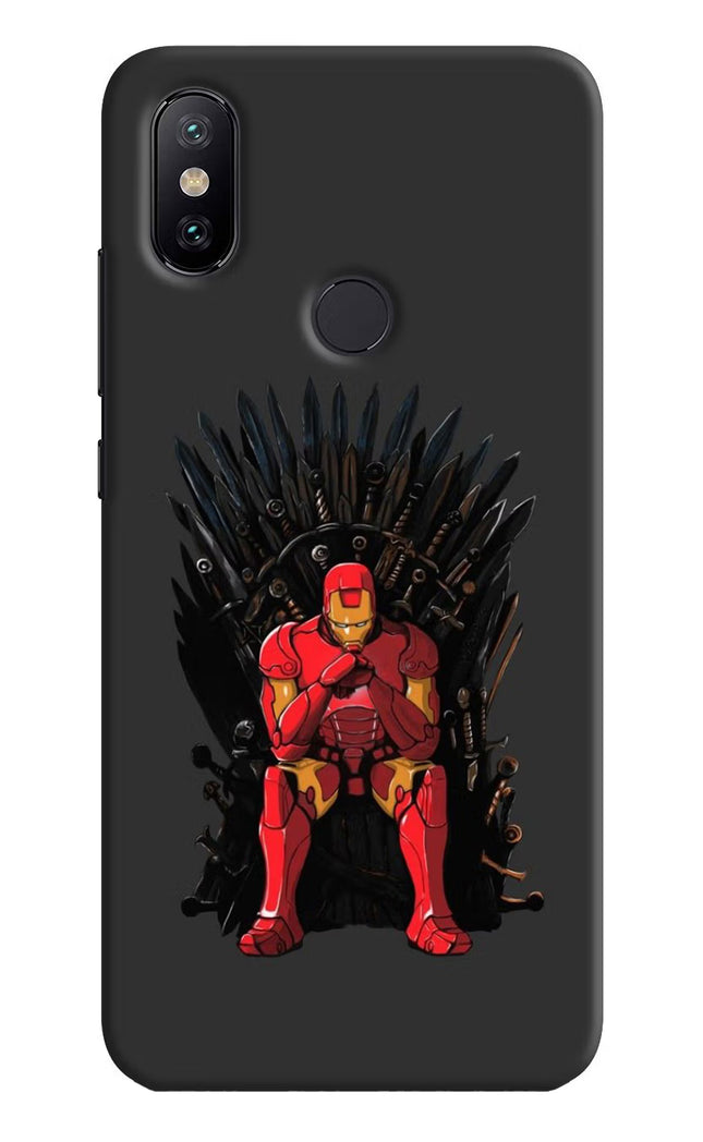 Ironman Throne Mi A2 Hard Case Back Cover by Casekaro