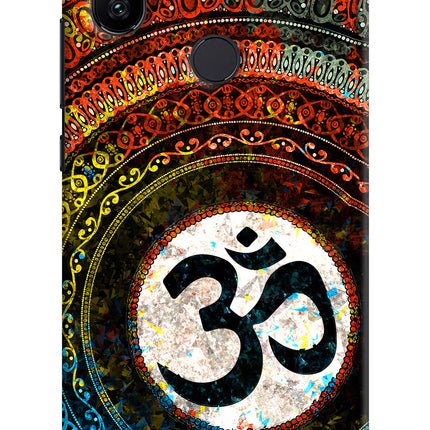 Om Cultural Mi A2 Hard Case Back Cover by Casekaro