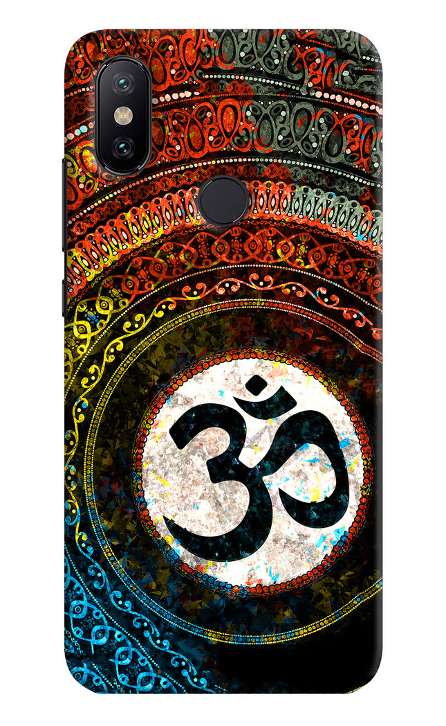 Om Cultural Mi A2 Hard Case Back Cover by Casekaro