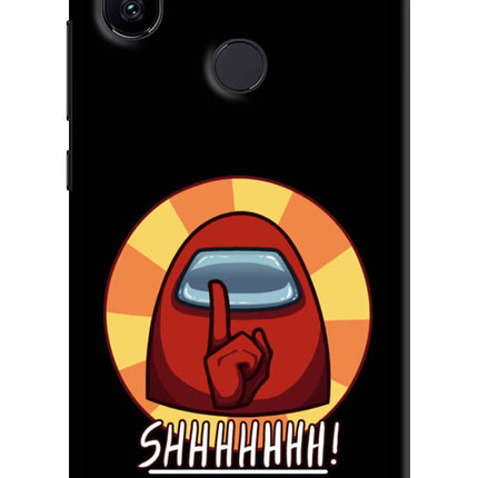 Among Us Shhh! Mi A2 Hard Case Back Cover by Casekaro
