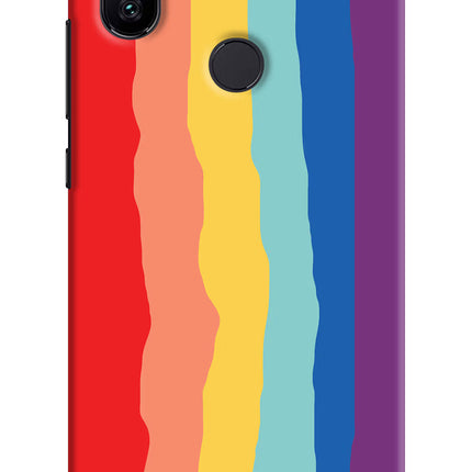 Rainbow Mi A2 Hard Case Back Cover by Casekaro