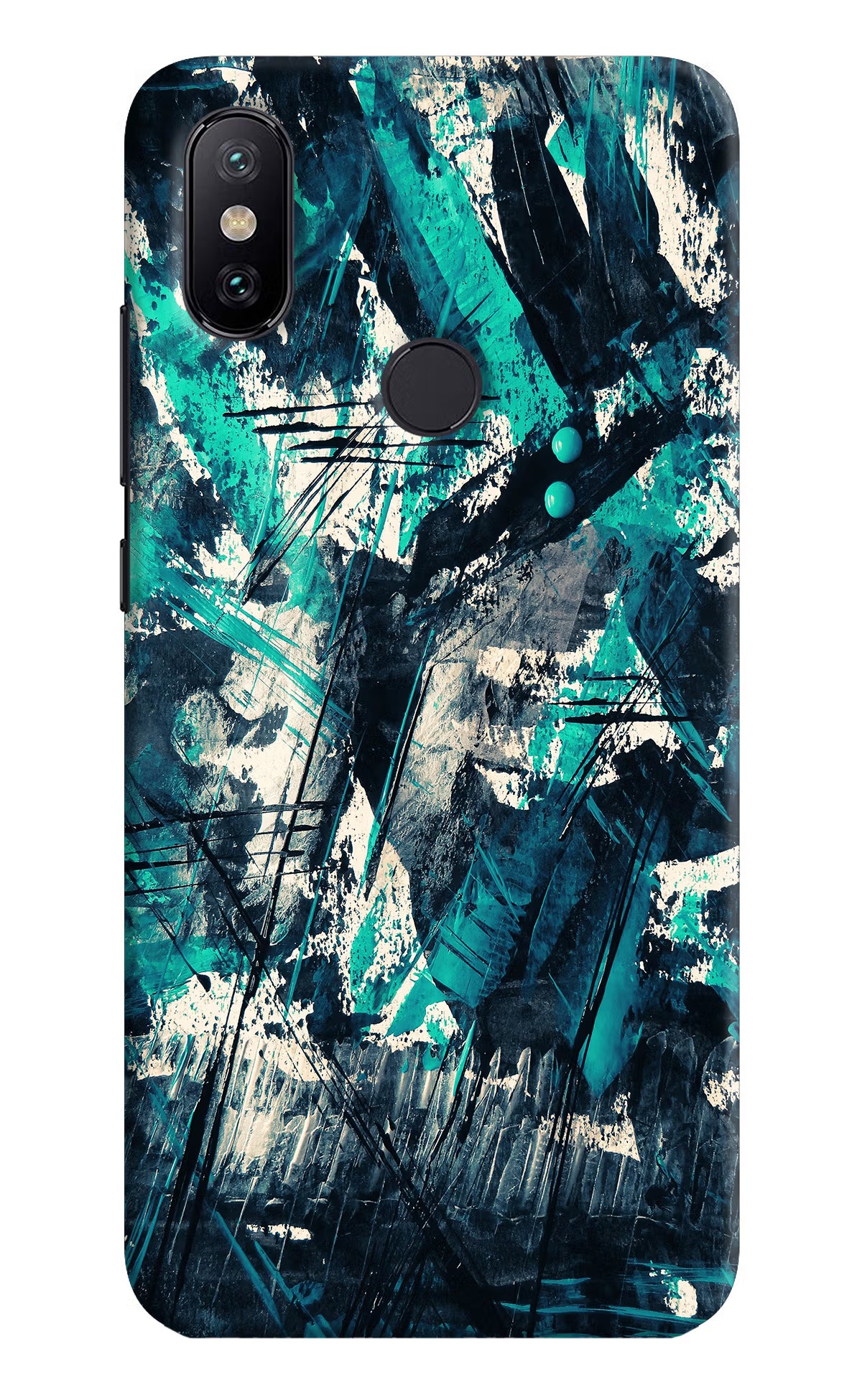 Artwork Mi A2 Hard Case Back Cover by Casekaro