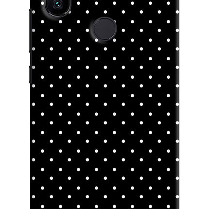 White Dots Mi A2 Hard Case Back Cover by Casekaro
