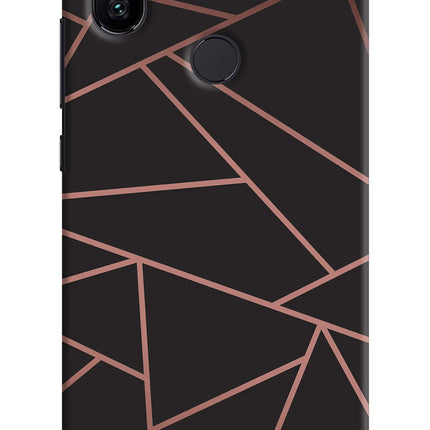 Geometric Pattern Mi A2 Hard Case Back Cover by Casekaro