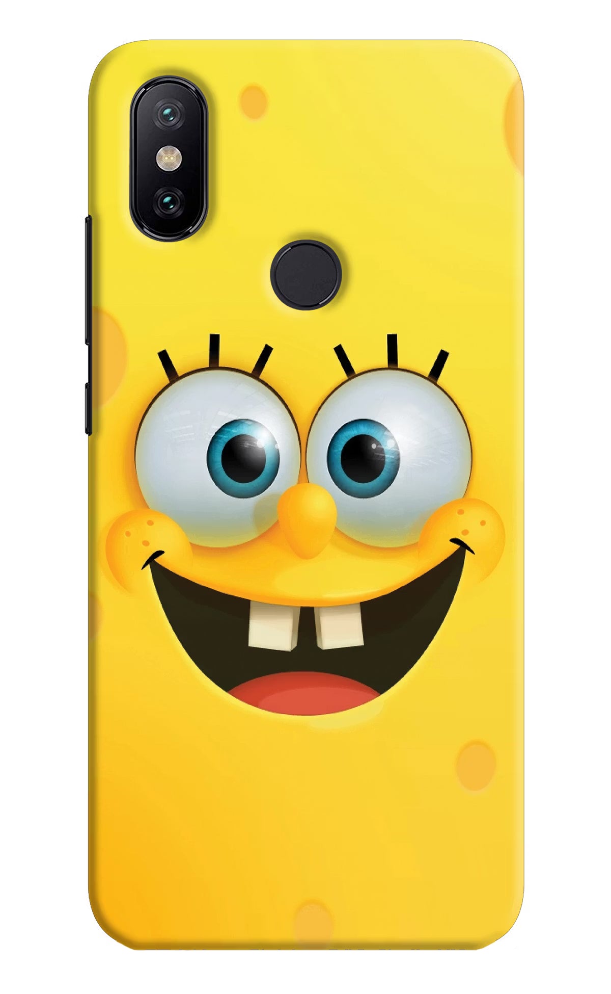 Sponge 1 Mi A2 Hard Case Back Cover by Casekaro