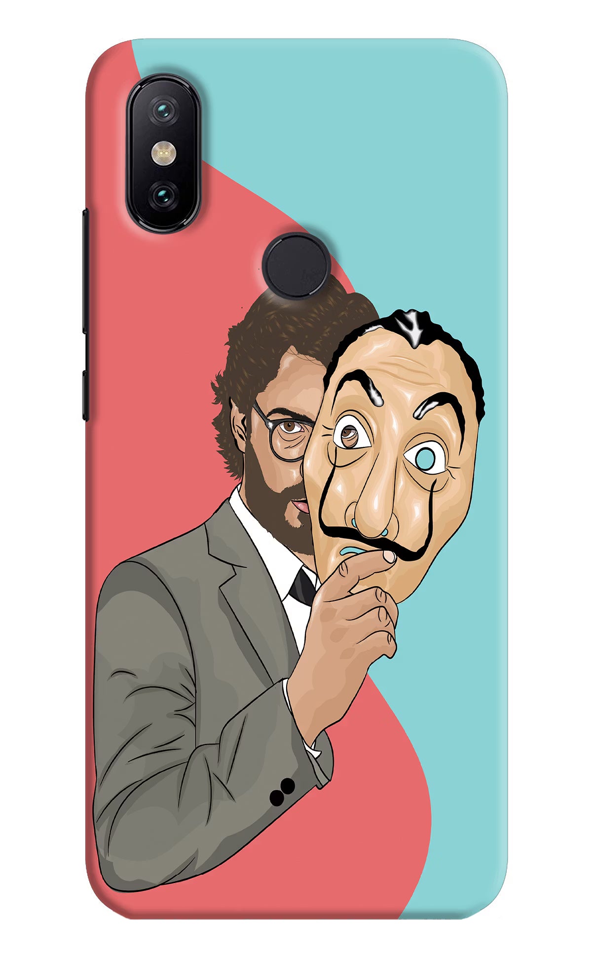 Professor Mi A2 Hard Case Back Cover by Casekaro