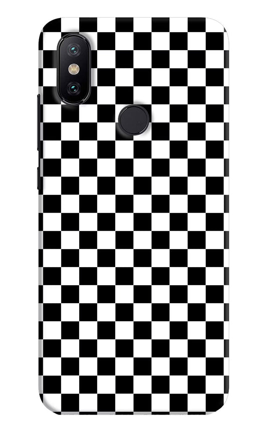 Chess Board Mi A2 Hard Case Back Cover by Casekaro