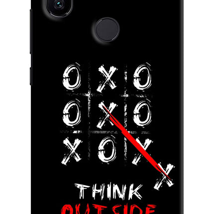 Think out of the BOX Mi A2 Hard Case Back Cover by Casekaro