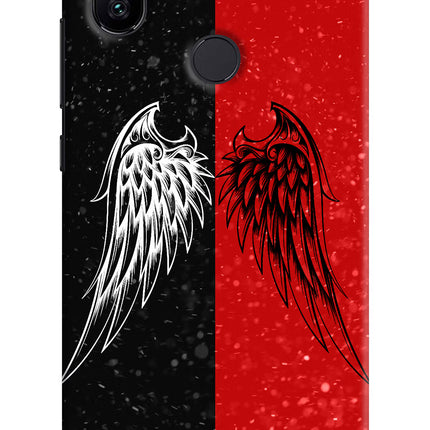 Wings Mi A2 Hard Case Back Cover by Casekaro
