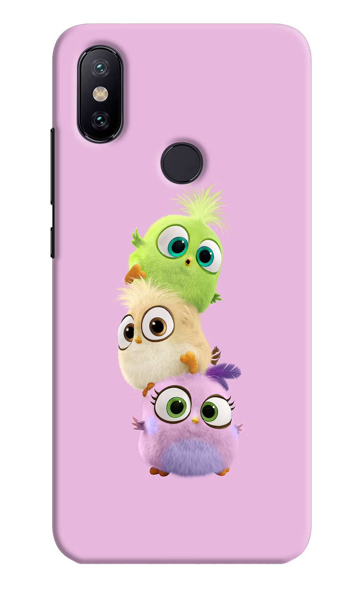 Cute Little Birds Mi A2 Hard Case Back Cover by Casekaro