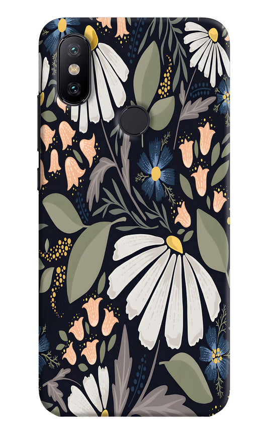 Flowers Art Mi A2 Hard Case Back Cover by Casekaro