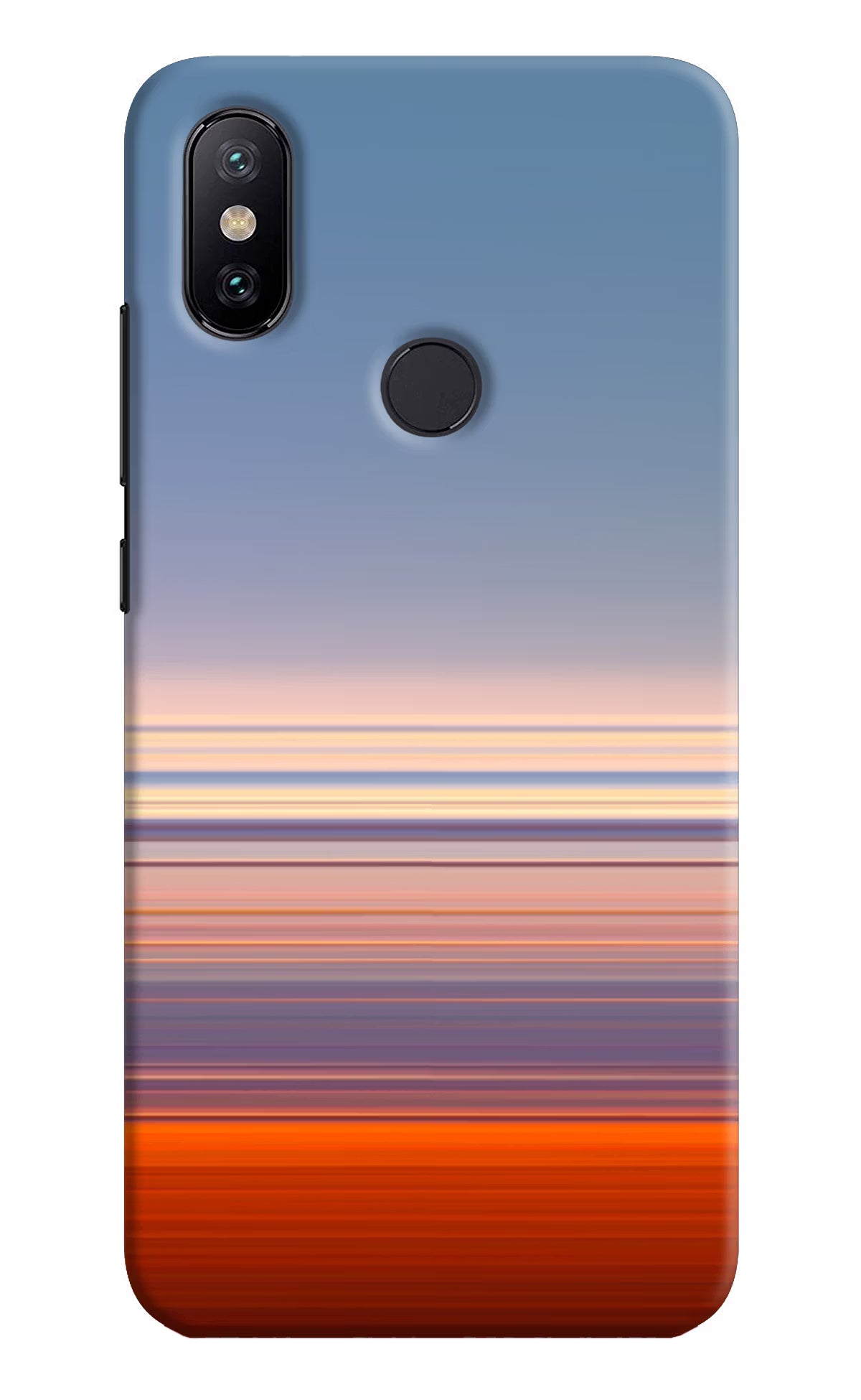 Morning Colors Mi A2 Hard Case Back Cover by Casekaro