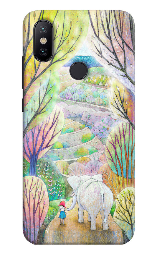 Nature Painting Mi A2 Hard Case Back Cover by Casekaro