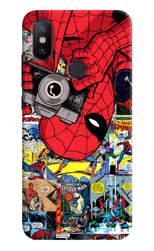 Spider Man Mi A2 Hard Case Back Cover by Casekaro