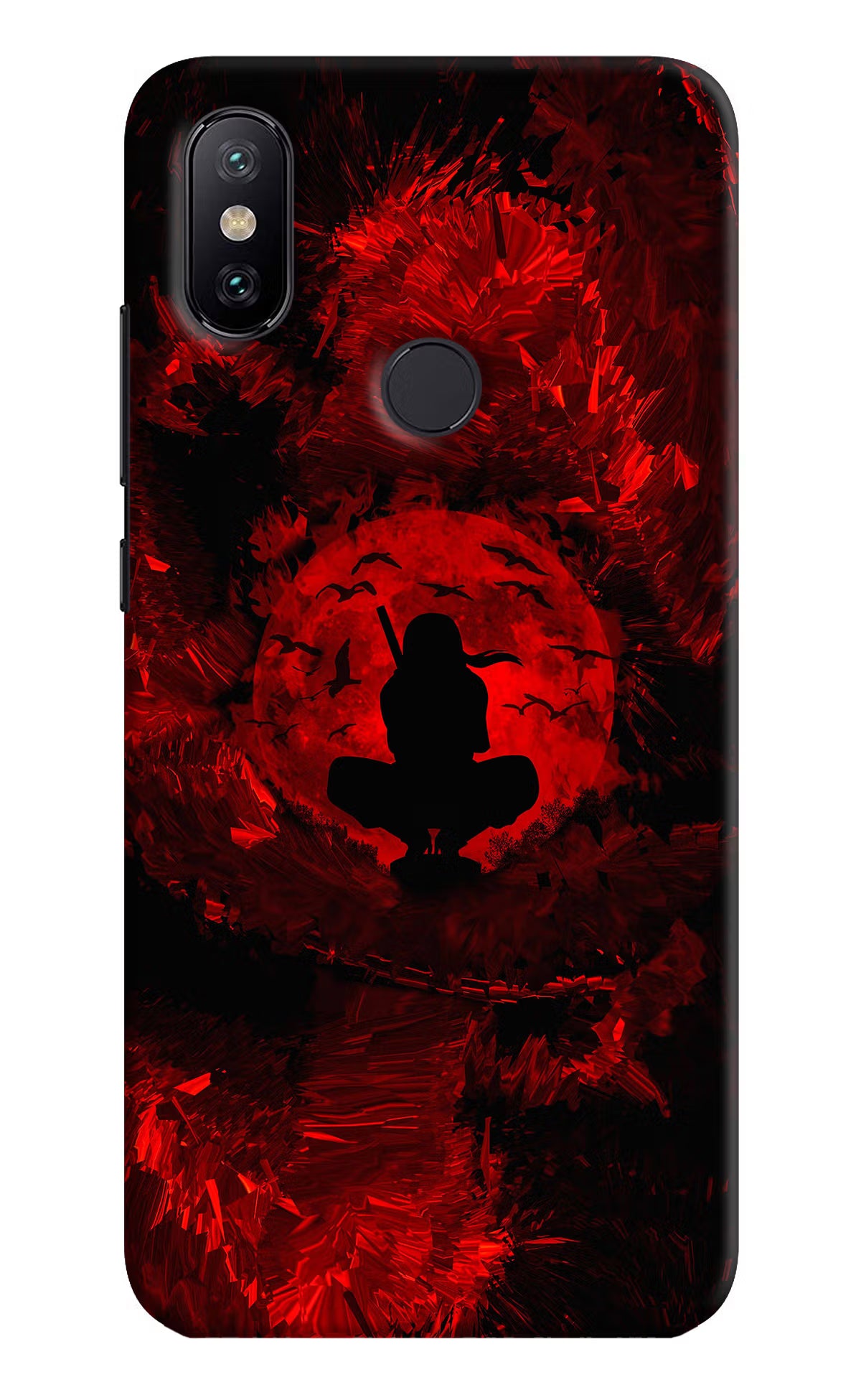 Itachi Uchiha Mi A2 Hard Case Back Cover by Casekaro