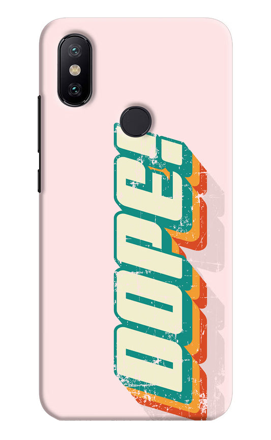 Dope Mi A2 Hard Case Back Cover by Casekaro