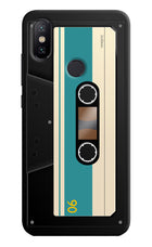 Cassette Mi A2 Hard Case Back Cover by Casekaro