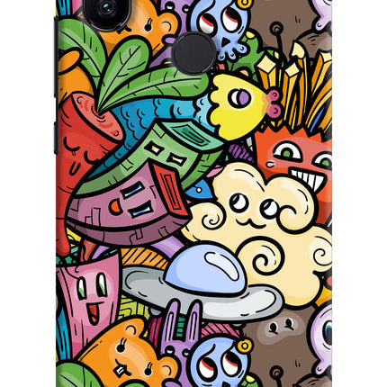 Veggie Doodle Mi A2 Hard Case Back Cover by Casekaro