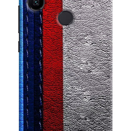 BMW Stripes Mi A2 Hard Case Back Cover by Casekaro