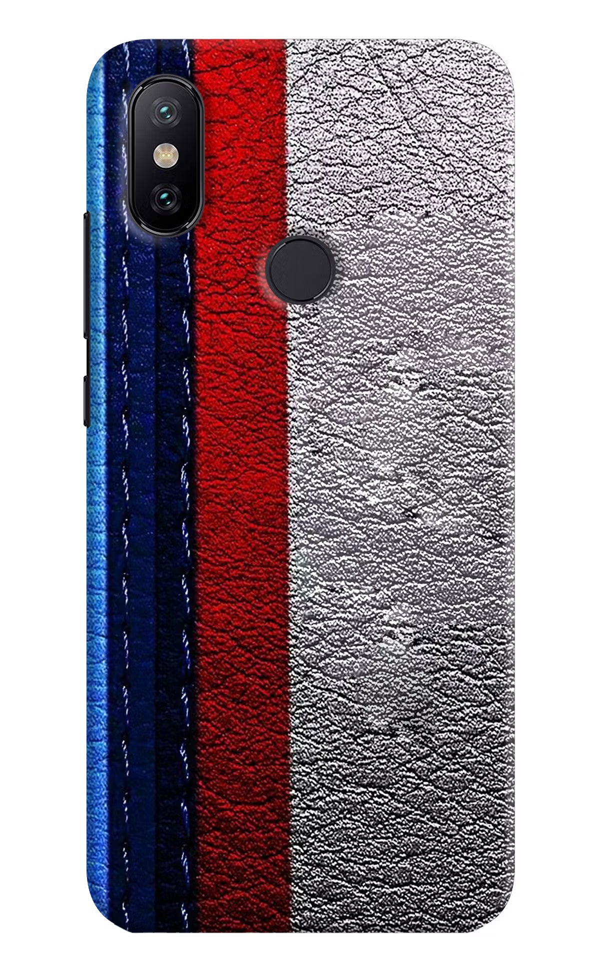 BMW Stripes Mi A2 Hard Case Back Cover by Casekaro