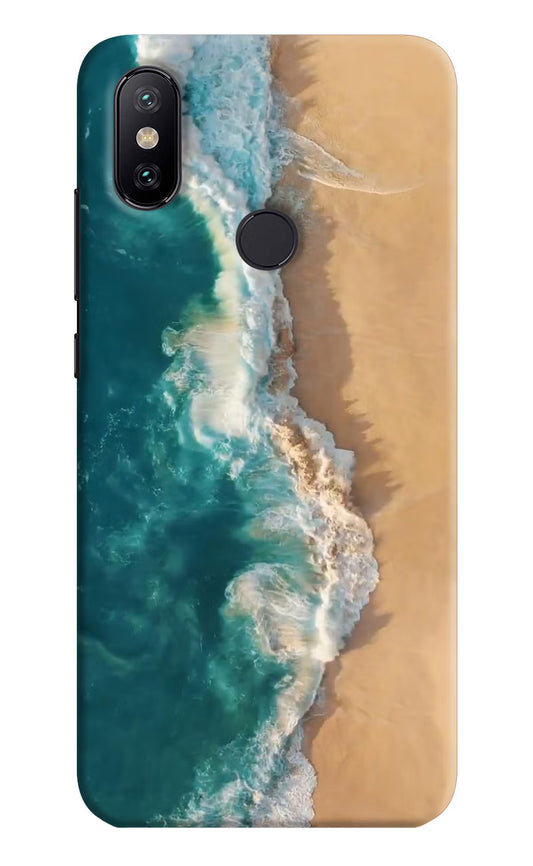 Ocean Beach Mi A2 Hard Case Back Cover by Casekaro