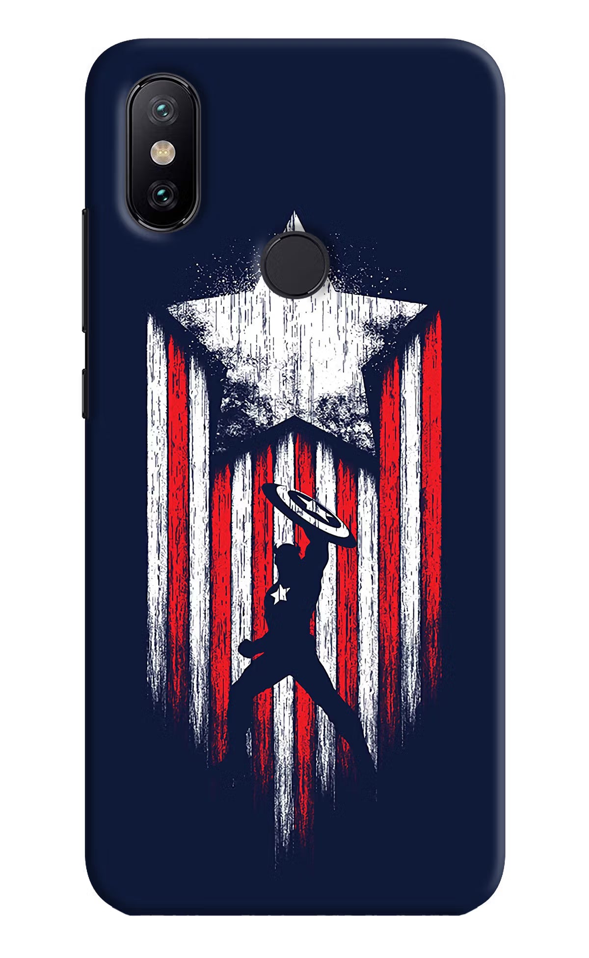 Captain America Marvel Art Mi A2 Hard Case Back Cover by Casekaro