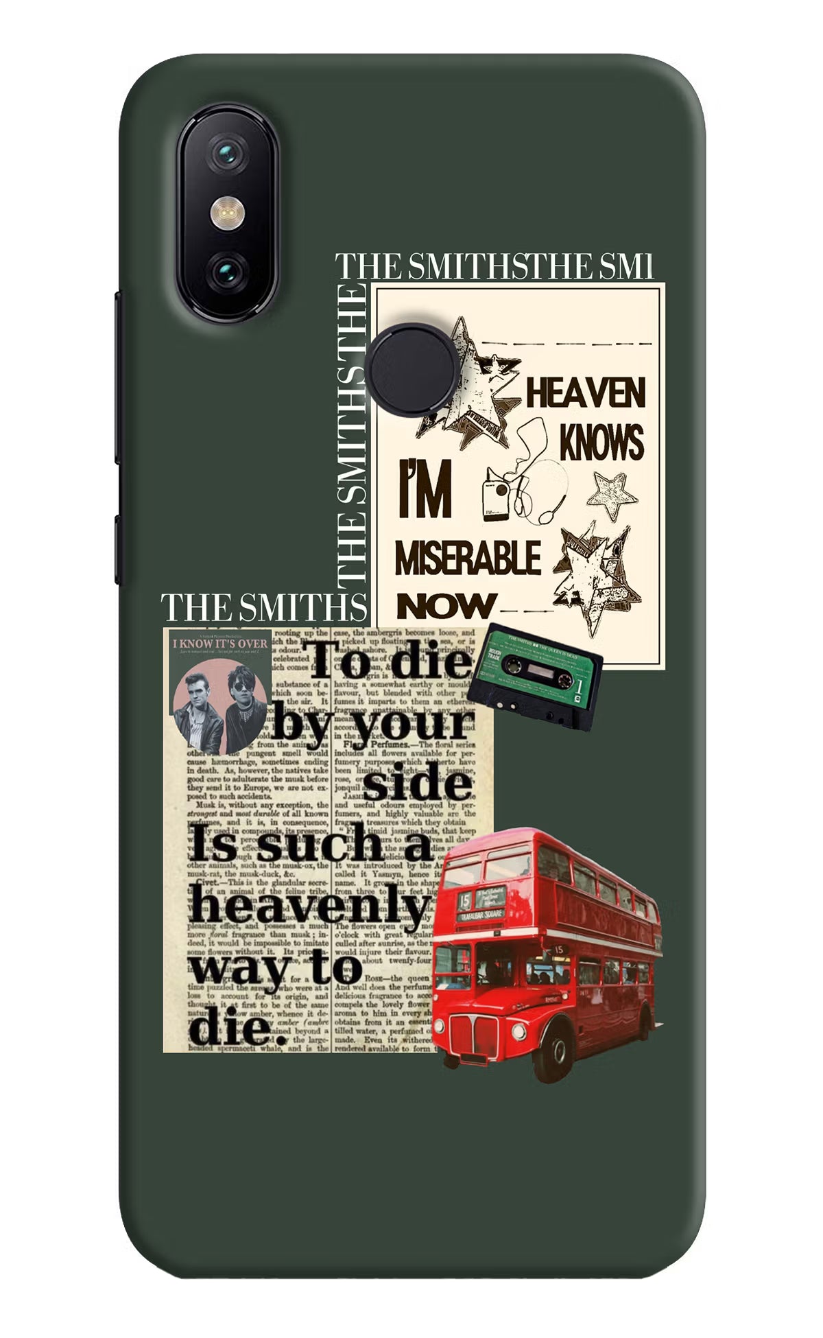 The Smiths Mi A2 Hard Case Back Cover by Casekaro