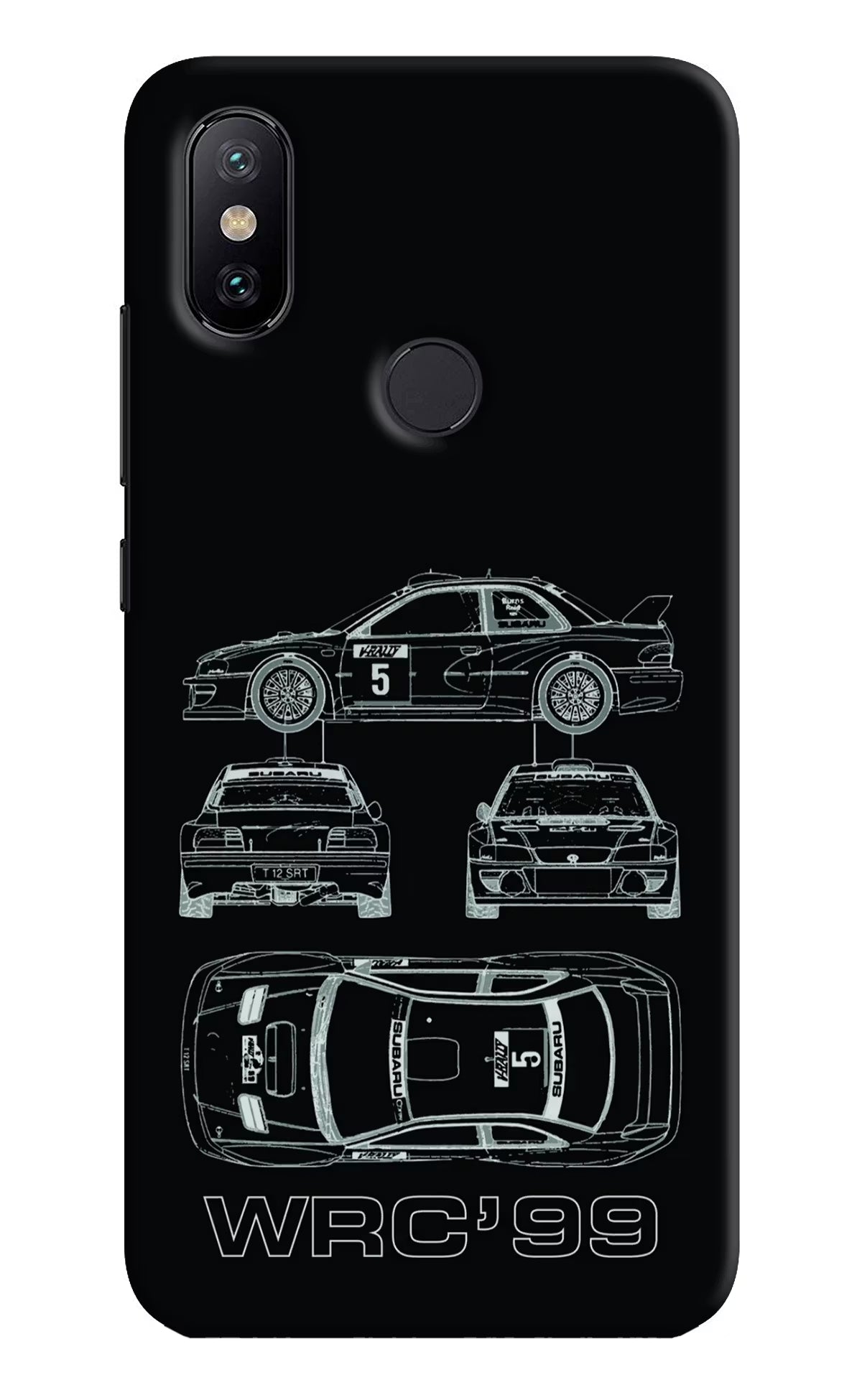 WRC'99 Mi A2 Hard Case Back Cover by Casekaro
