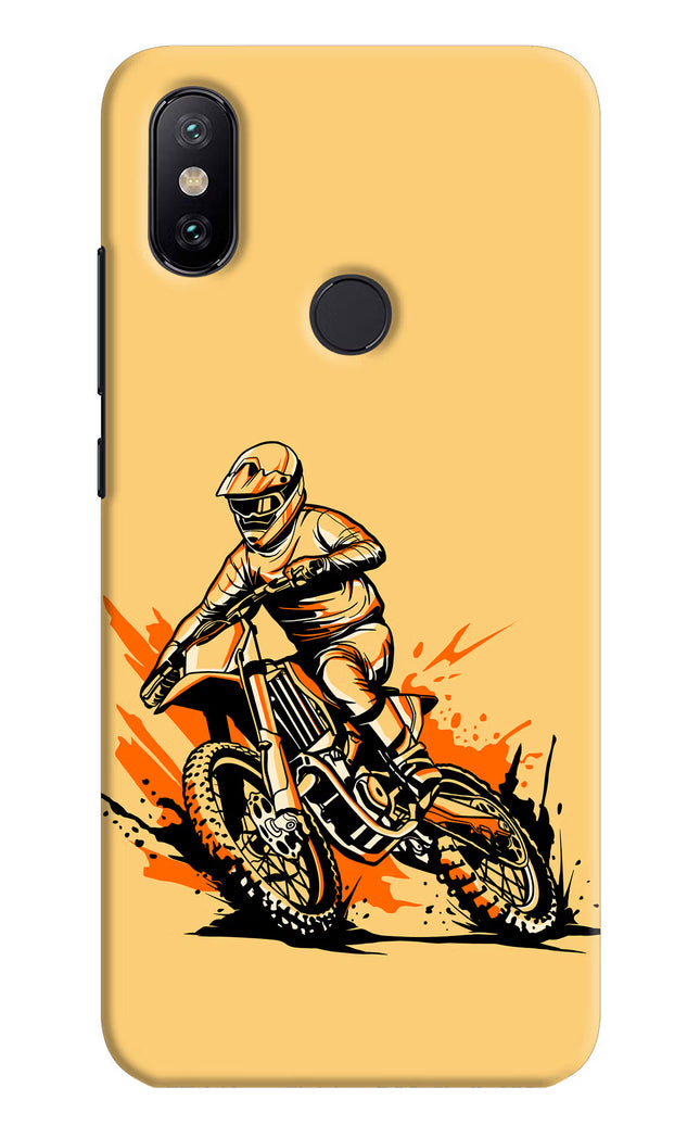 Off-Road Fury Mi A2 Hard Case Back Cover by Casekaro