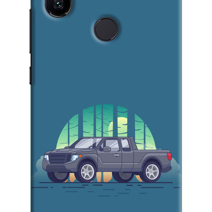 Retro Garage Vibe Mi A2 Hard Case Back Cover by Casekaro