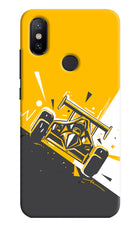 Track King Mi A2 Hard Case Back Cover by Casekaro