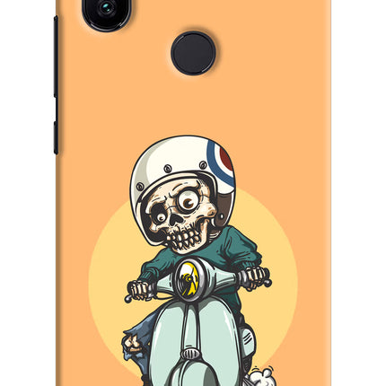 Undead Biker Mi A2 Hard Case Back Cover by Casekaro