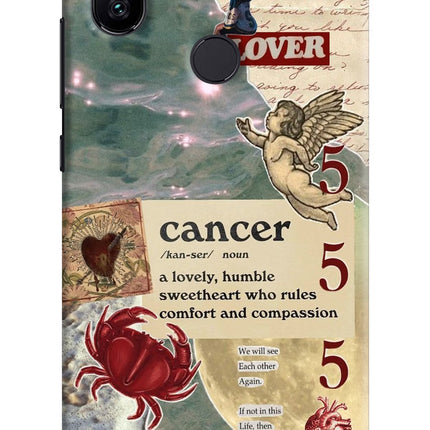 Cancer Zodiac Mi A2 Hard Case Back Cover by Casekaro