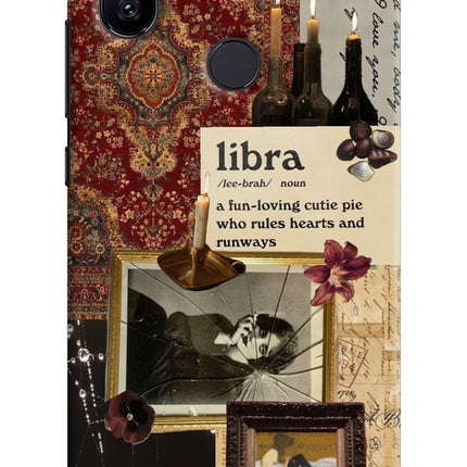 Libra Zodiac Mi A2 Hard Case Back Cover by Casekaro