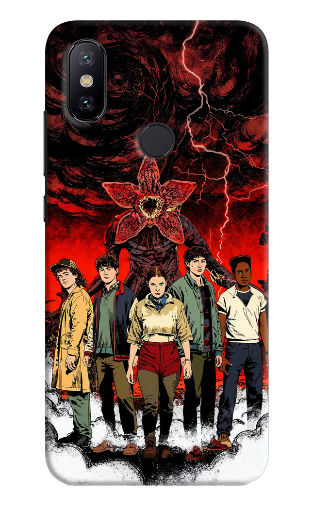 Ordinary Things Characters Mi A2 Hard Case Back Cover by Casekaro