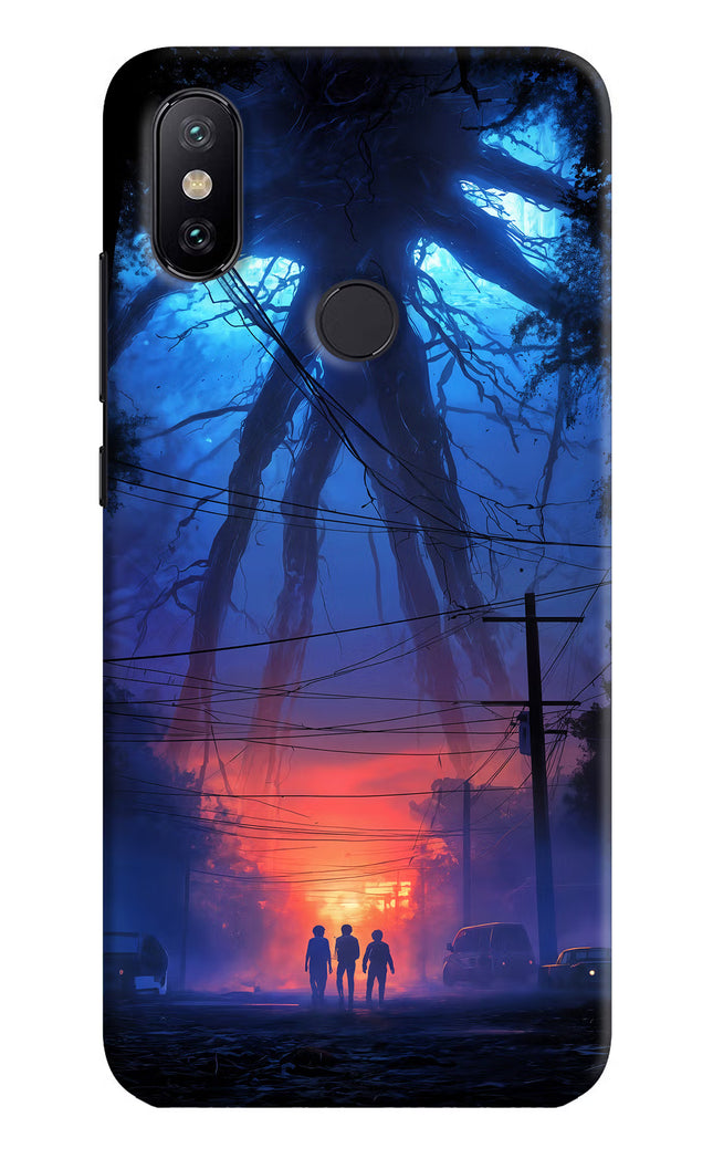 Ordinary Things Shadow Mi A2 Hard Case Back Cover by Casekaro