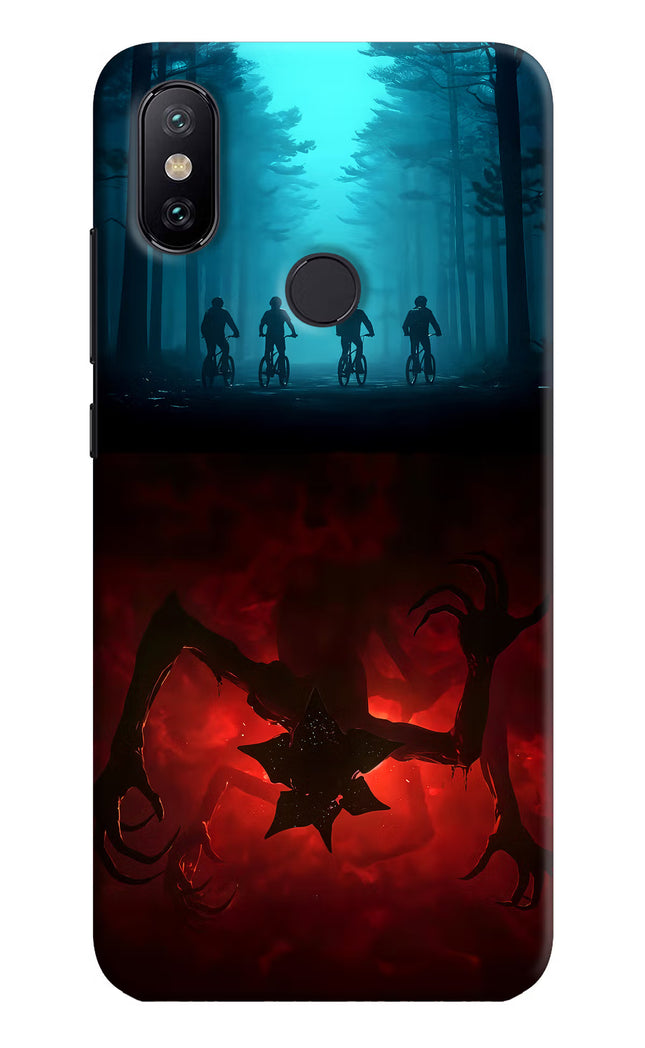 Ordinary Things Downside Up Mi A2 Hard Case Back Cover by Casekaro