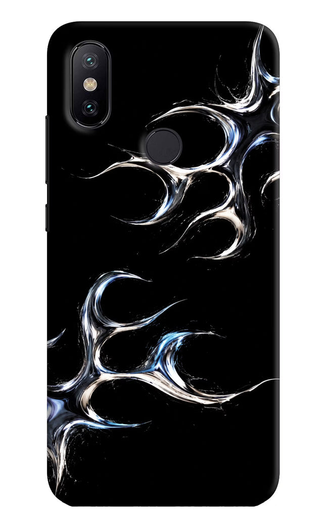 Chrome Tribal Mi A2 Hard Case Back Cover by Casekaro