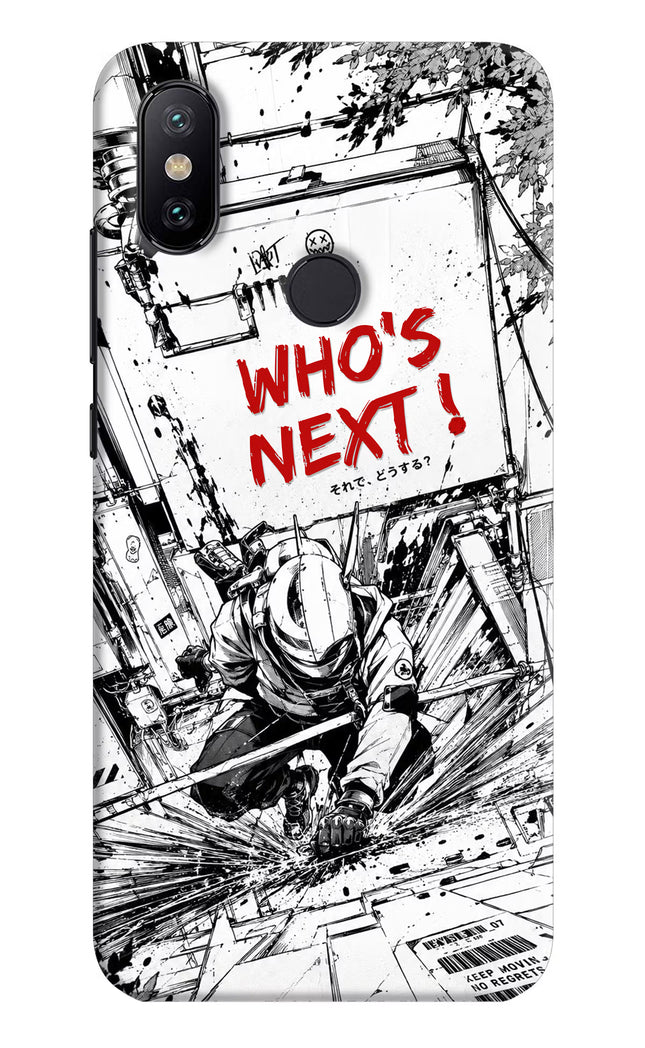 Who's Next Mi A2 Hard Case Back Cover by Casekaro