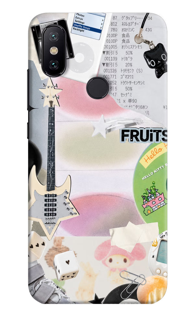 Softcore case Mi A2 Hard Case Back Cover by Casekaro