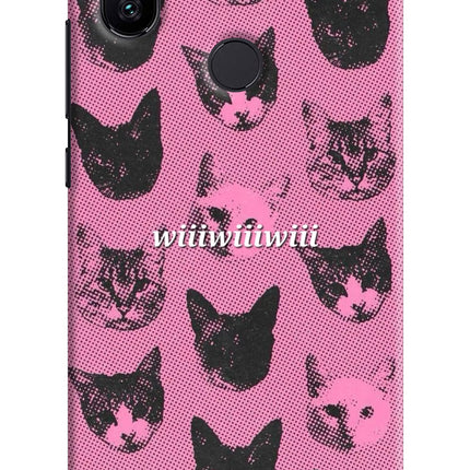 Pink Cats Mi A2 Hard Case Back Cover by Casekaro