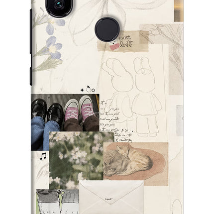 Soft Aesthetic Mi A2 Hard Case Back Cover by Casekaro