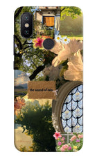Rain Mi A2 Hard Case Back Cover by Casekaro