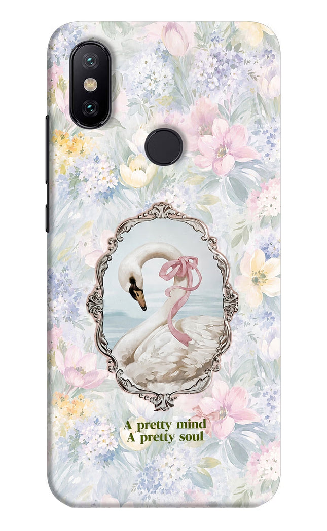 Pretty Mind Pretty Soul Mi A2 Hard Case Back Cover by Casekaro